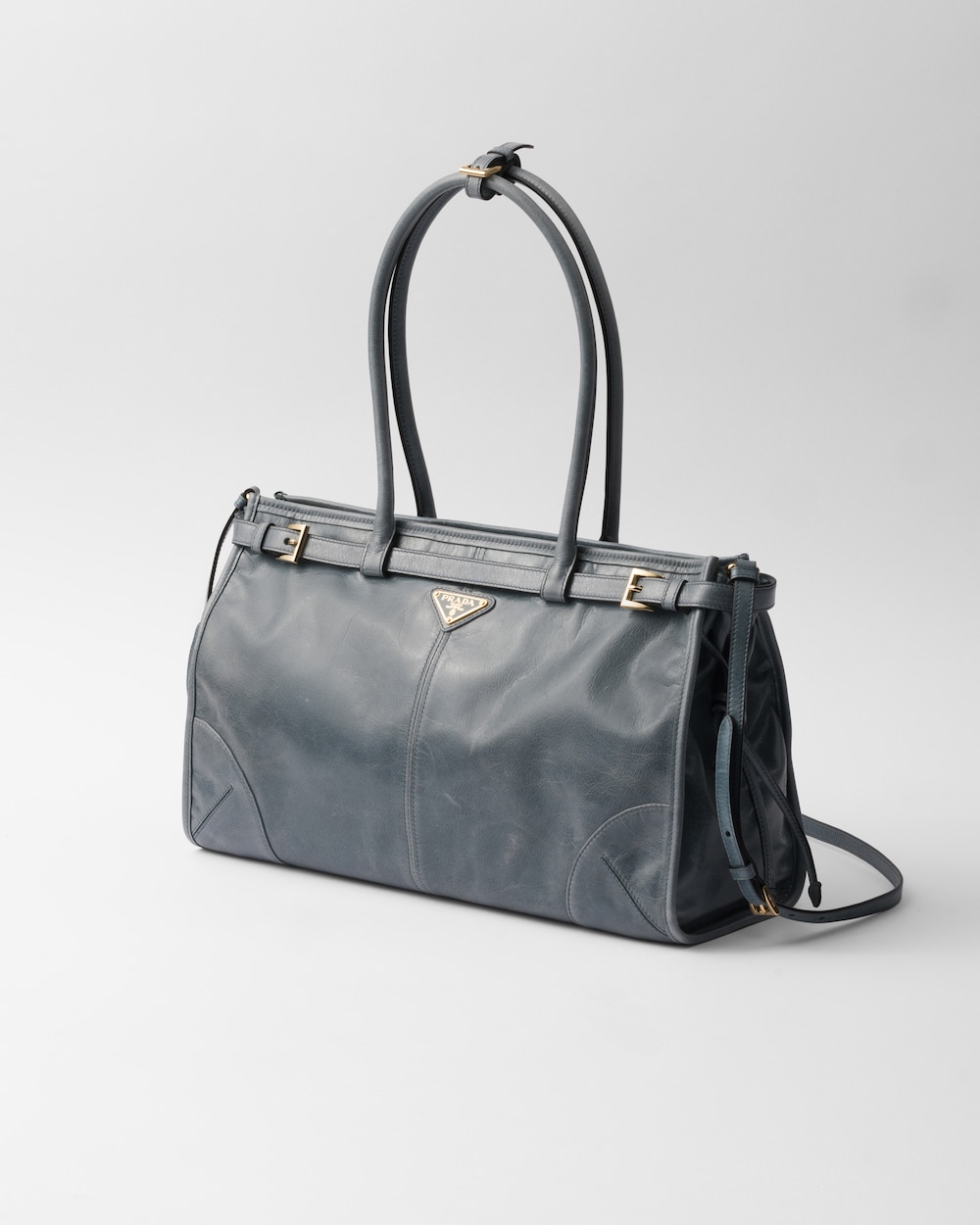 Prada Bonnie Large Leather Handbag - Image 2